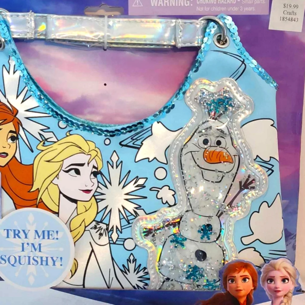 Disney's Frozen Color N' Style Activity Purse NWT